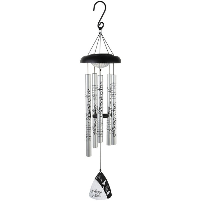 "Always Near" 30" Solar Sonnet Chime