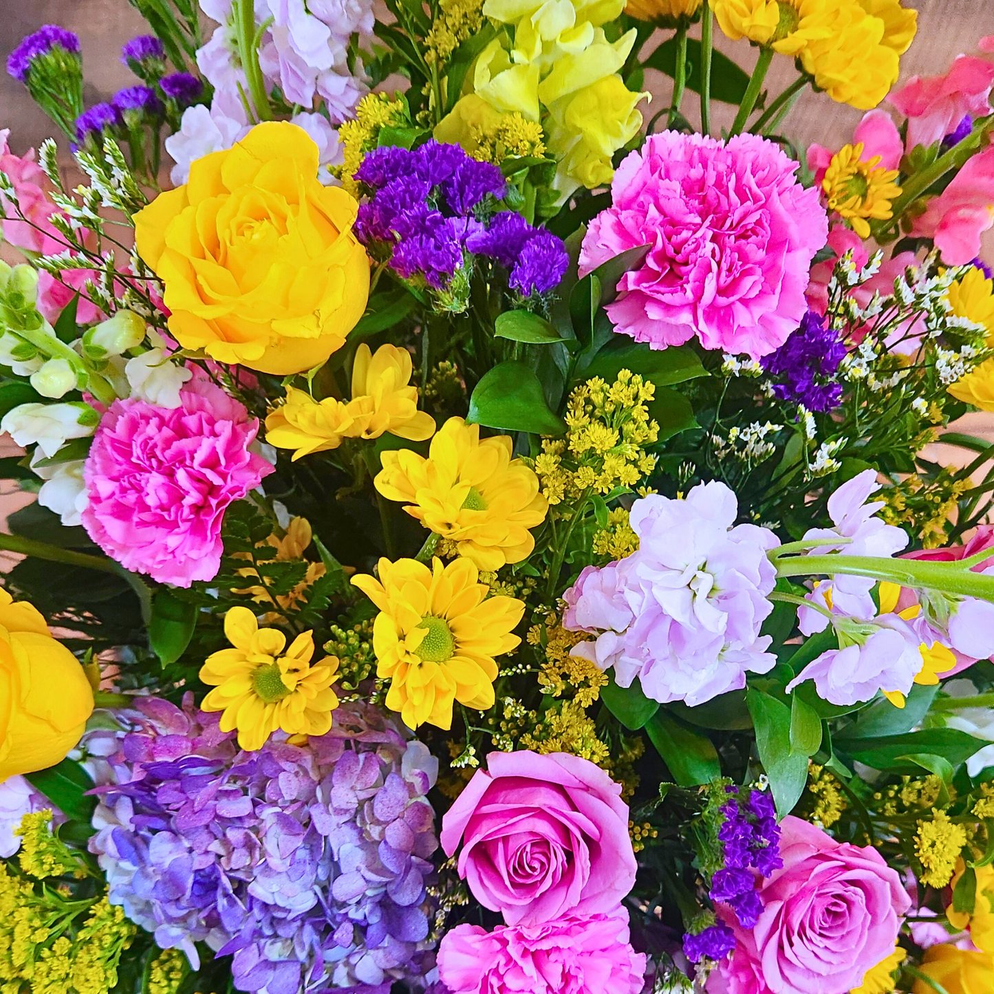 Bright and Beautiful Standing Spray