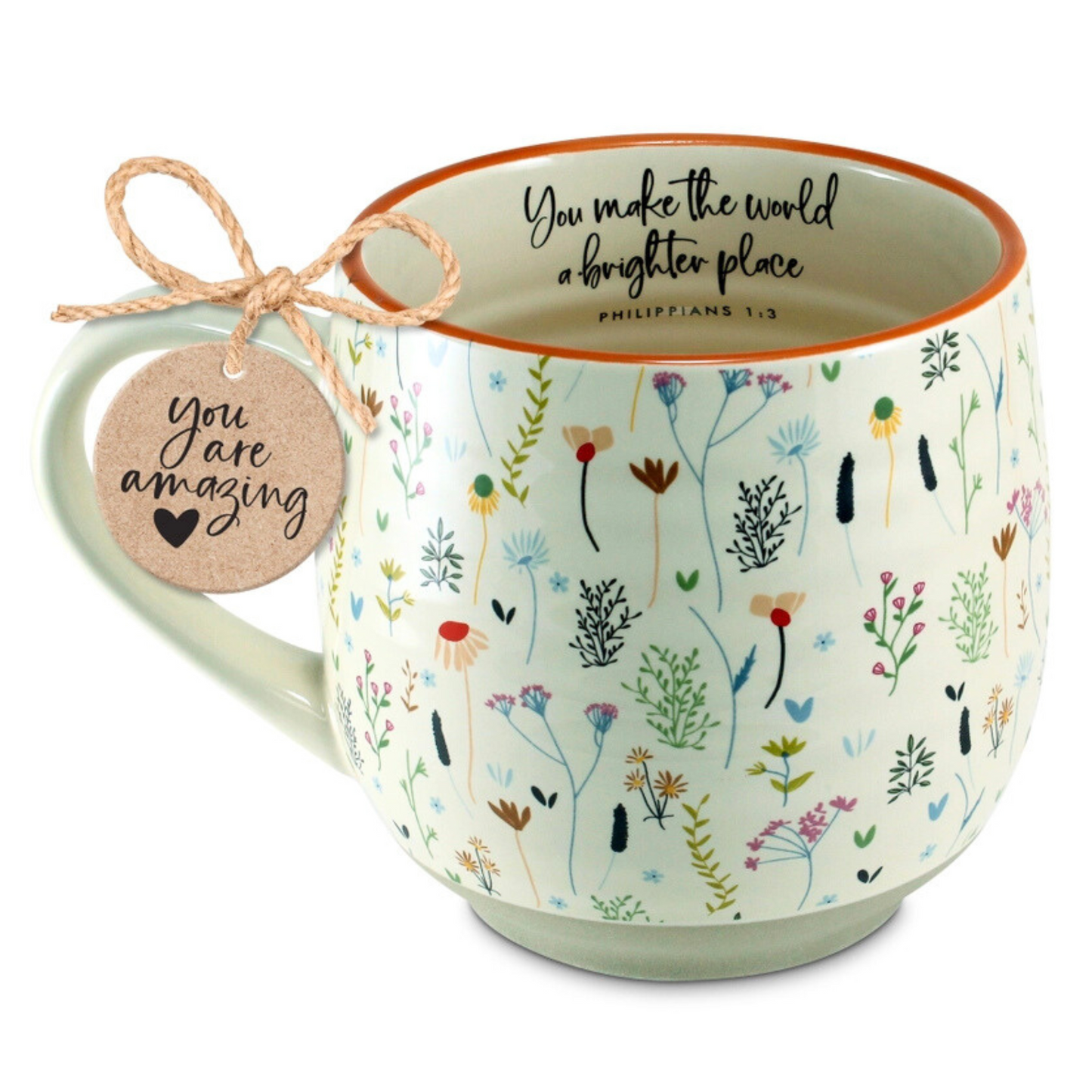Brighter Place Floral Mug