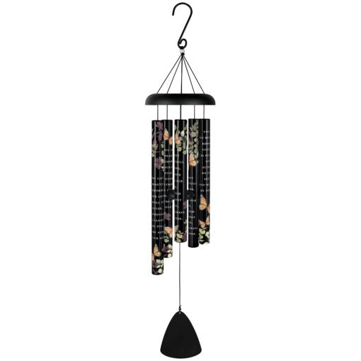 "By Our Side" 38" Black Picturesque Sonnet Chime