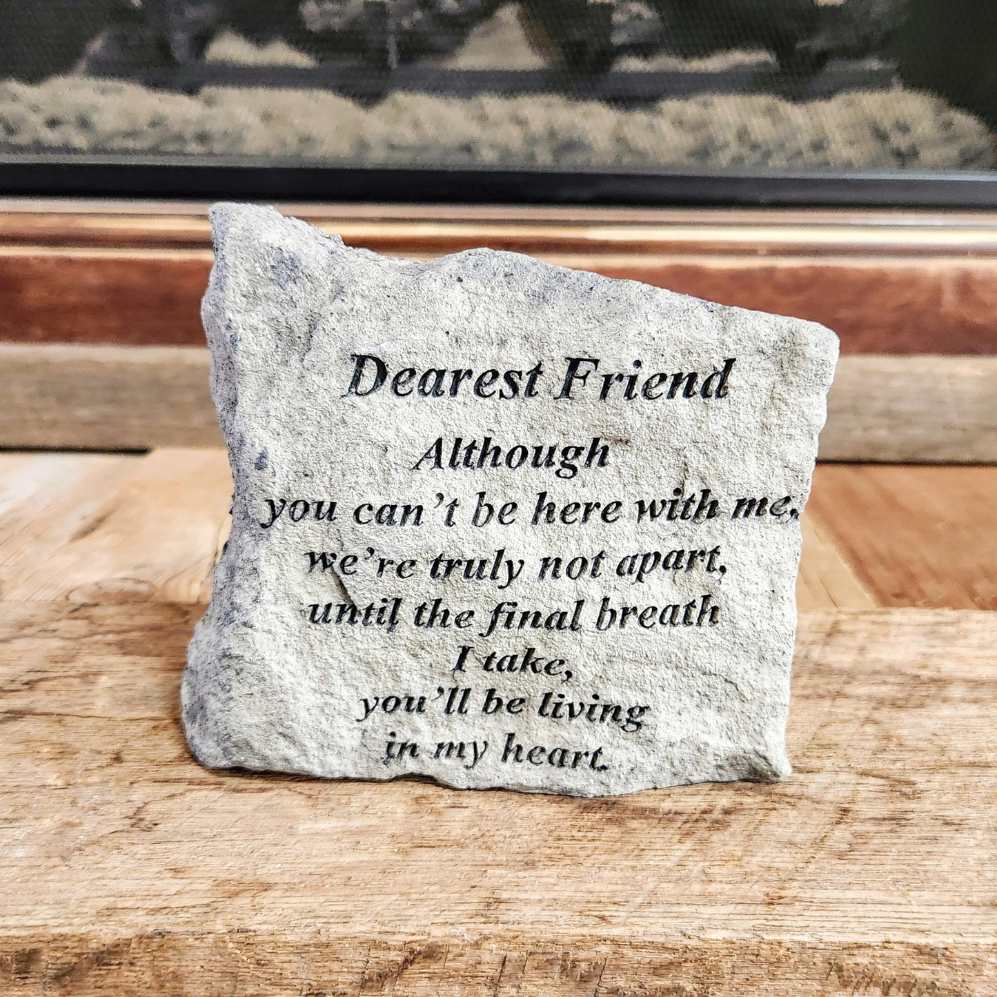 "Dearest Friend" Small Memorial Stone