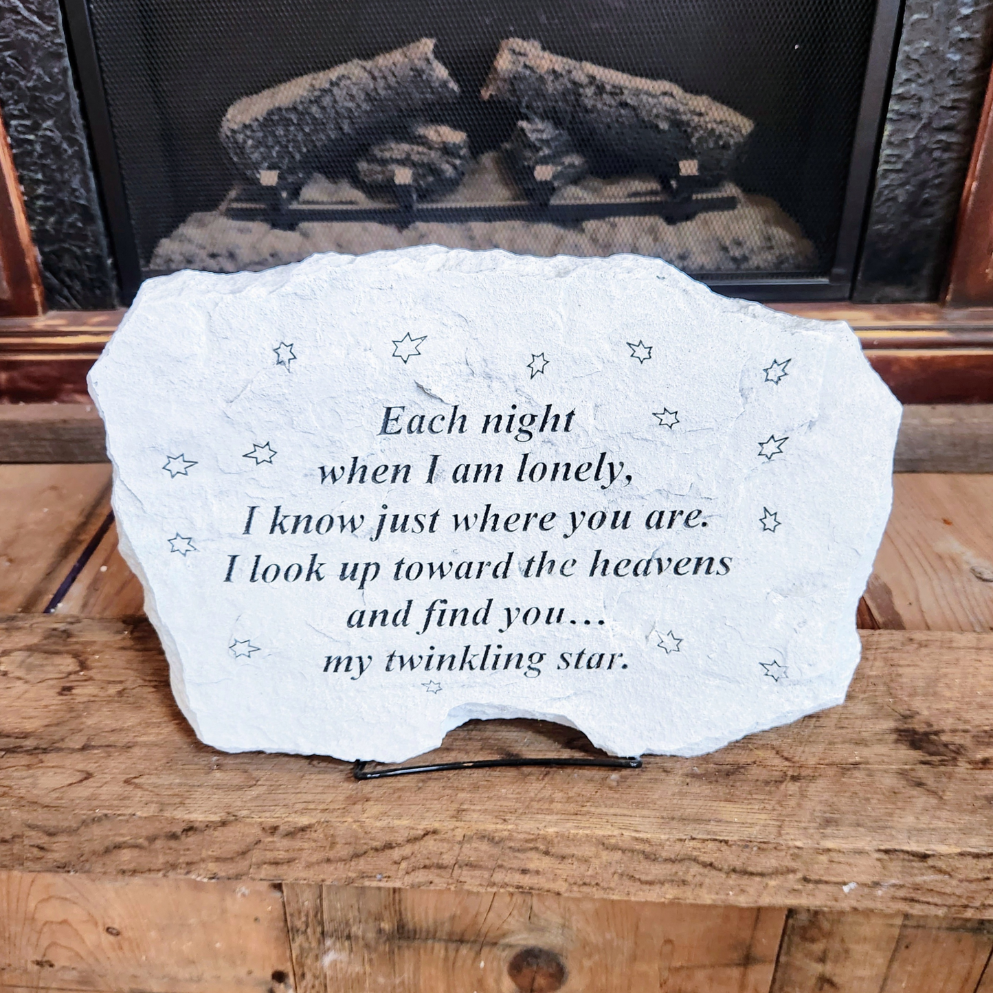 "Each Night When I Am Lonely" Memorial Stone