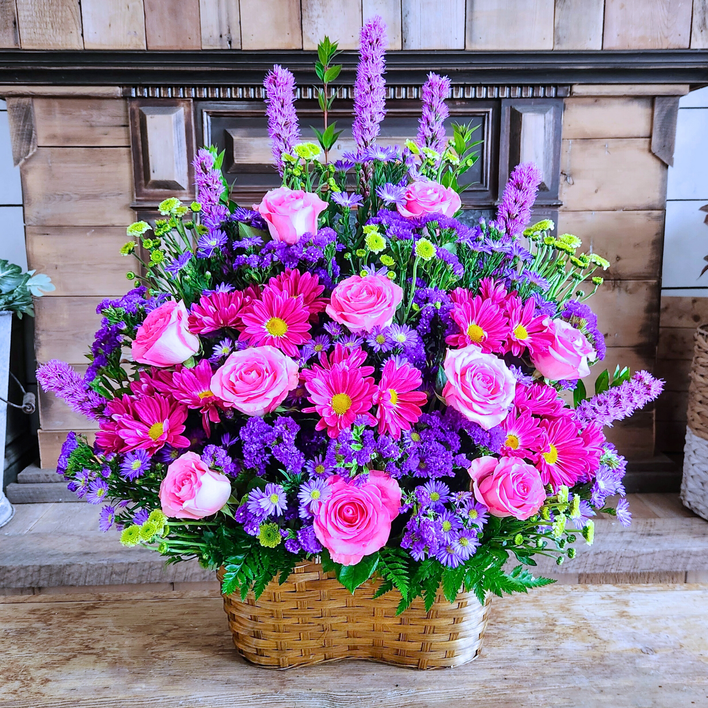 Gracious Lavender Basket