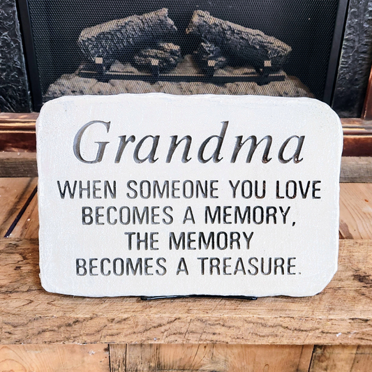 "Grandma" Memorial Stone