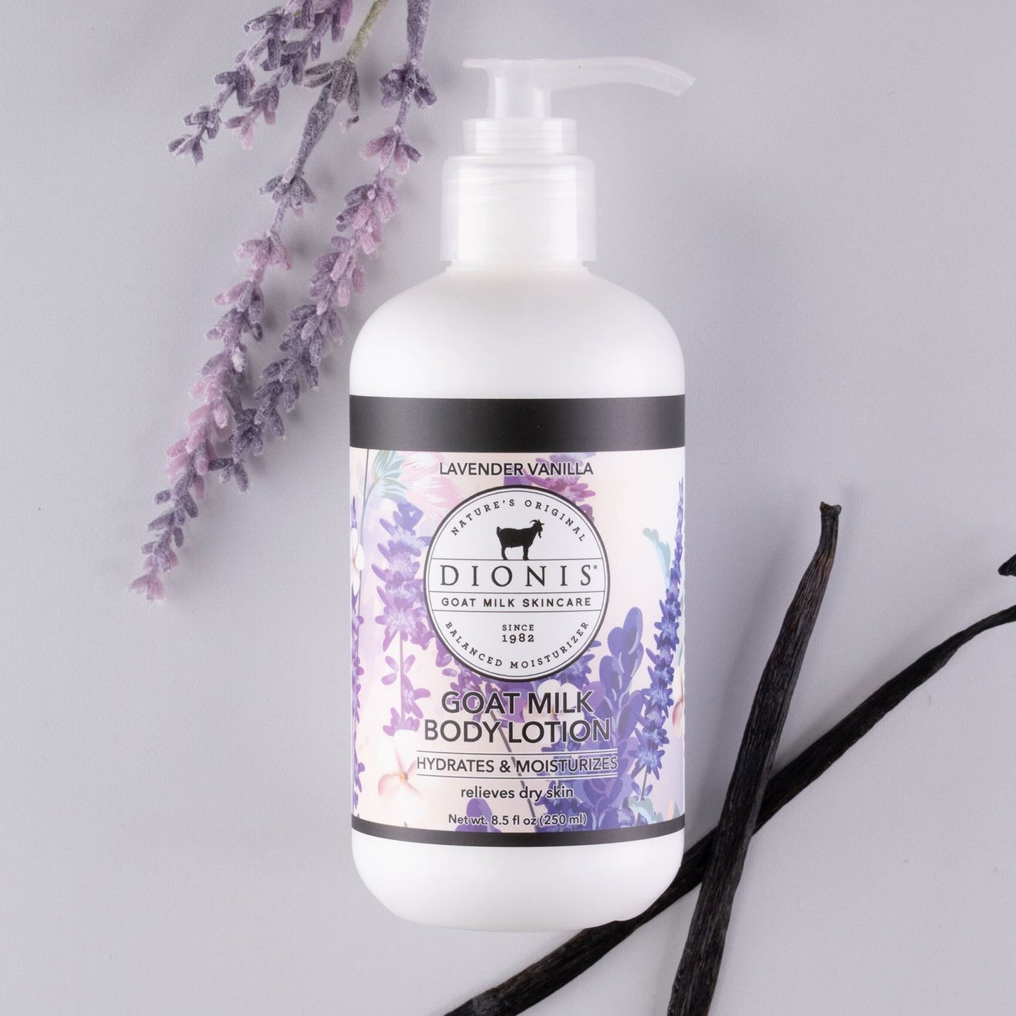 Lavender Vanilla Goats Milk Lotion 8.5 oz