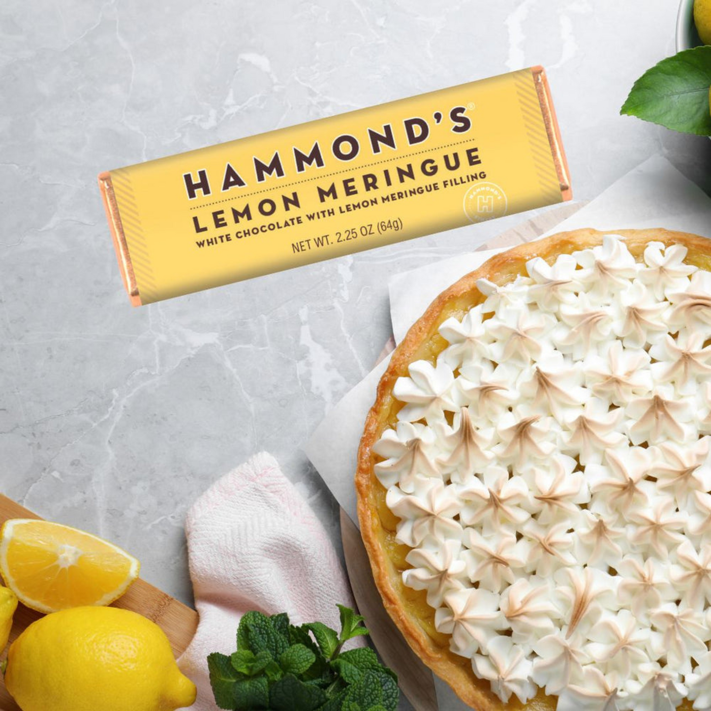 Lemon Meringue Candy Bar