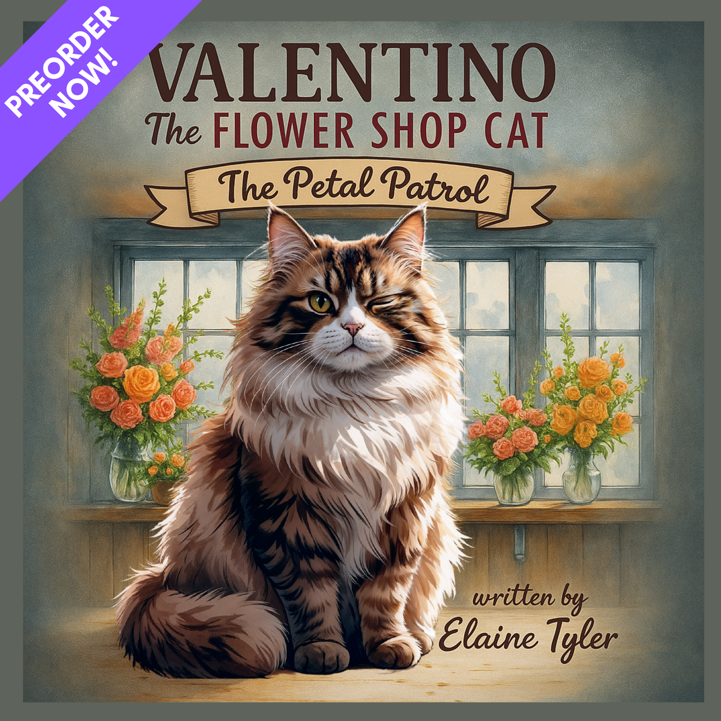 PREORDER: Valentino the Flower Shop Cat’s Book