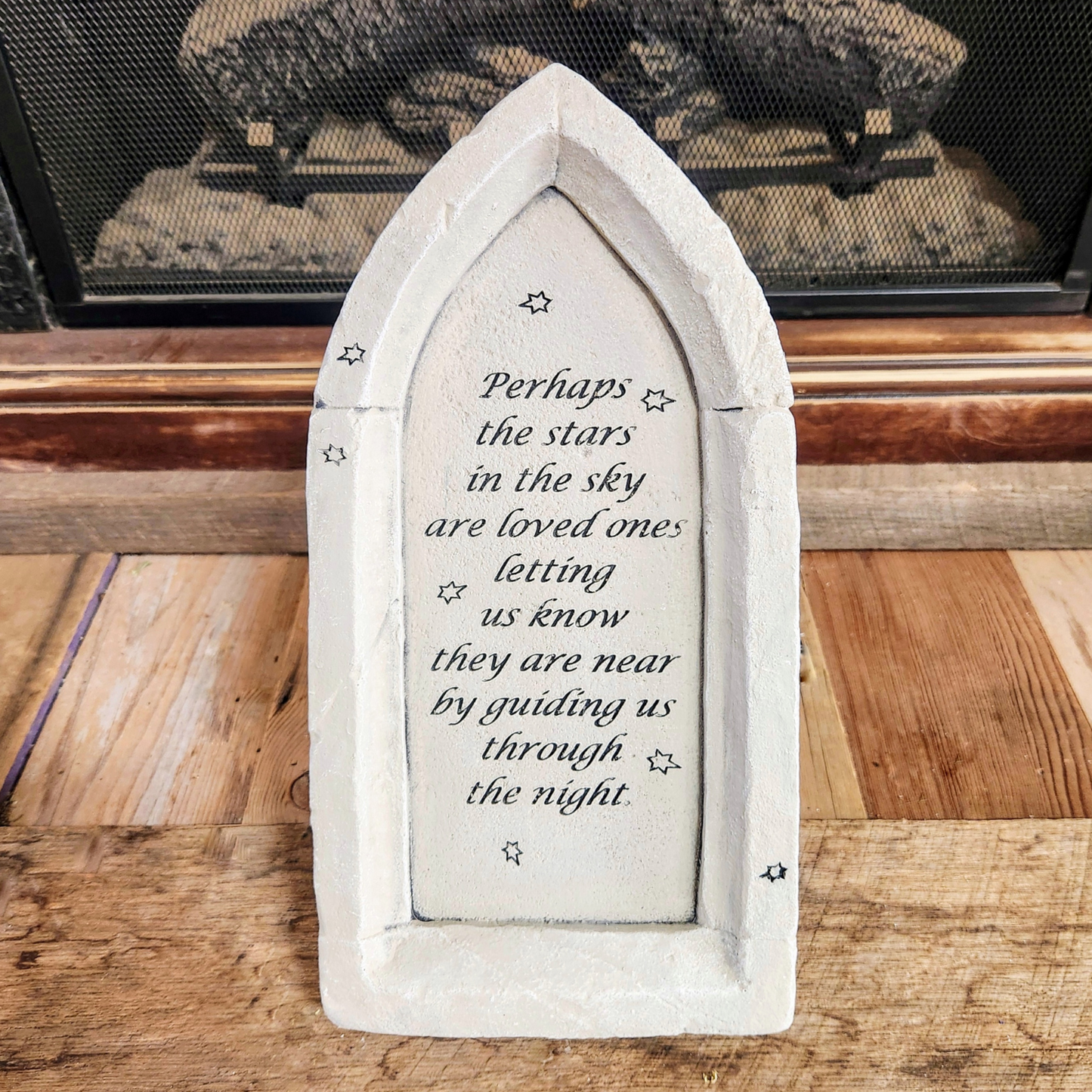 "Perhaps The Stars" Church Window Memorial Stone