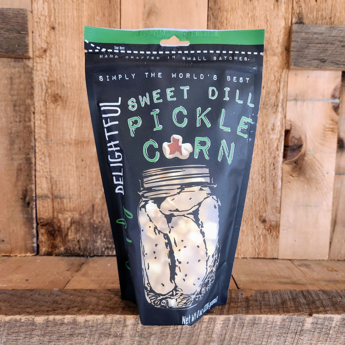 Sweet Dill Pickle Popcorn