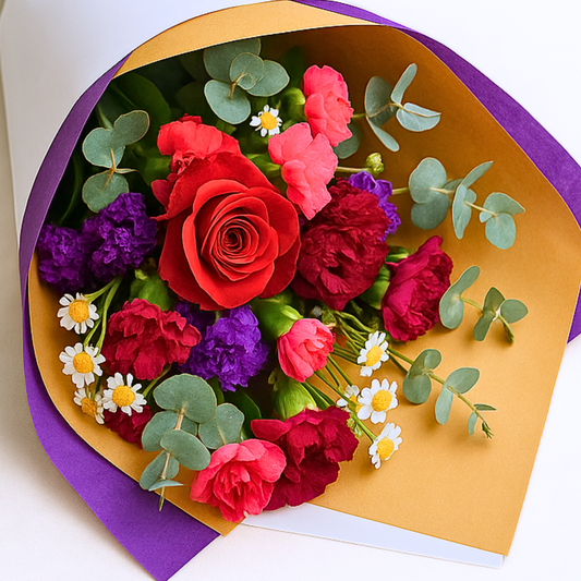 To Have and To Hold Wrapped Bouquet