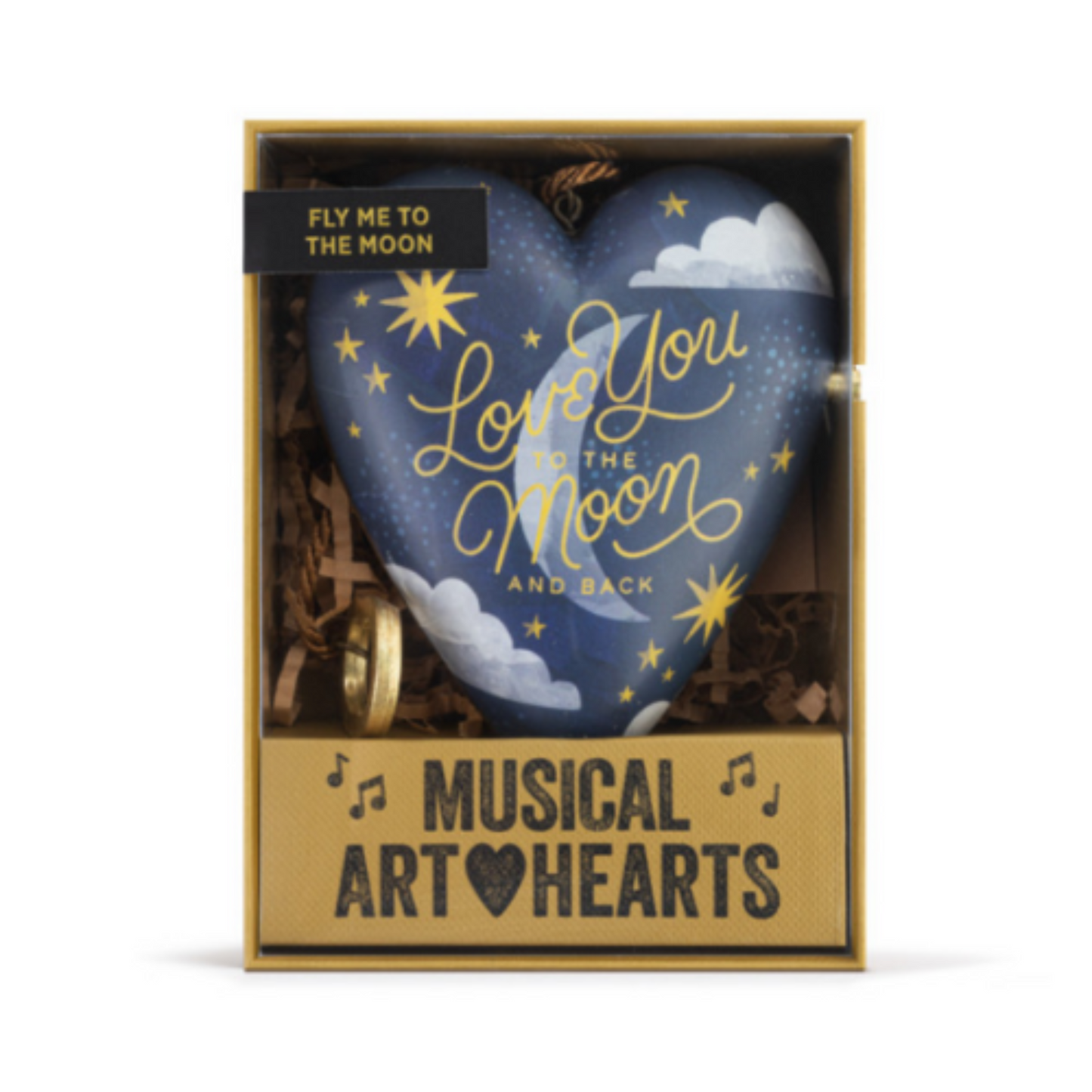 To The Moon Musical Art Heart
