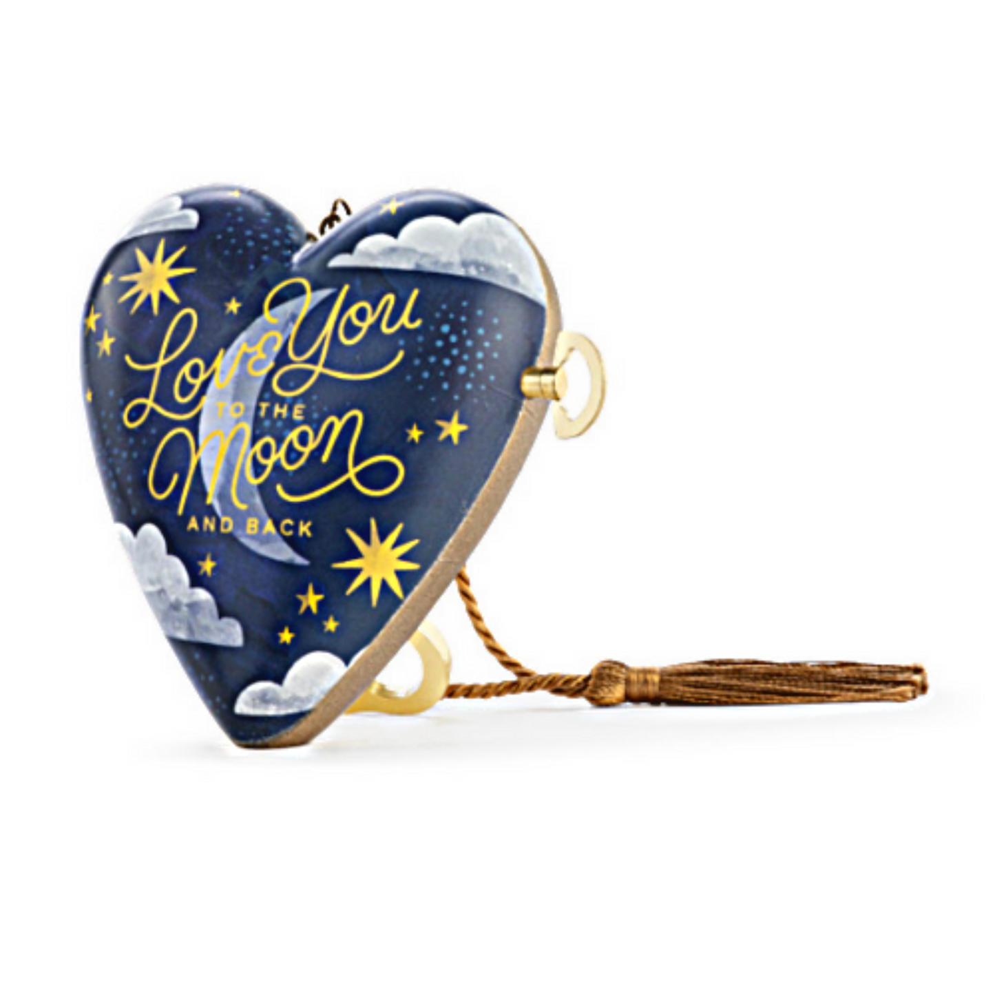 To The Moon Musical Art Heart