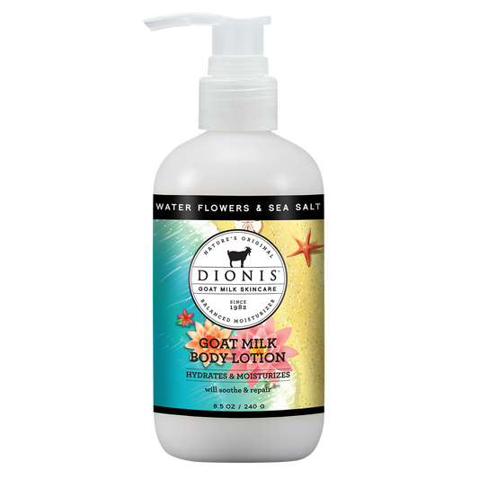 Water Flowers & Sea Salt Goats Milk Lotion 8.5 oz
