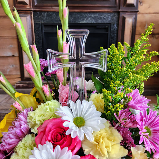 Colorful Crystal Cross