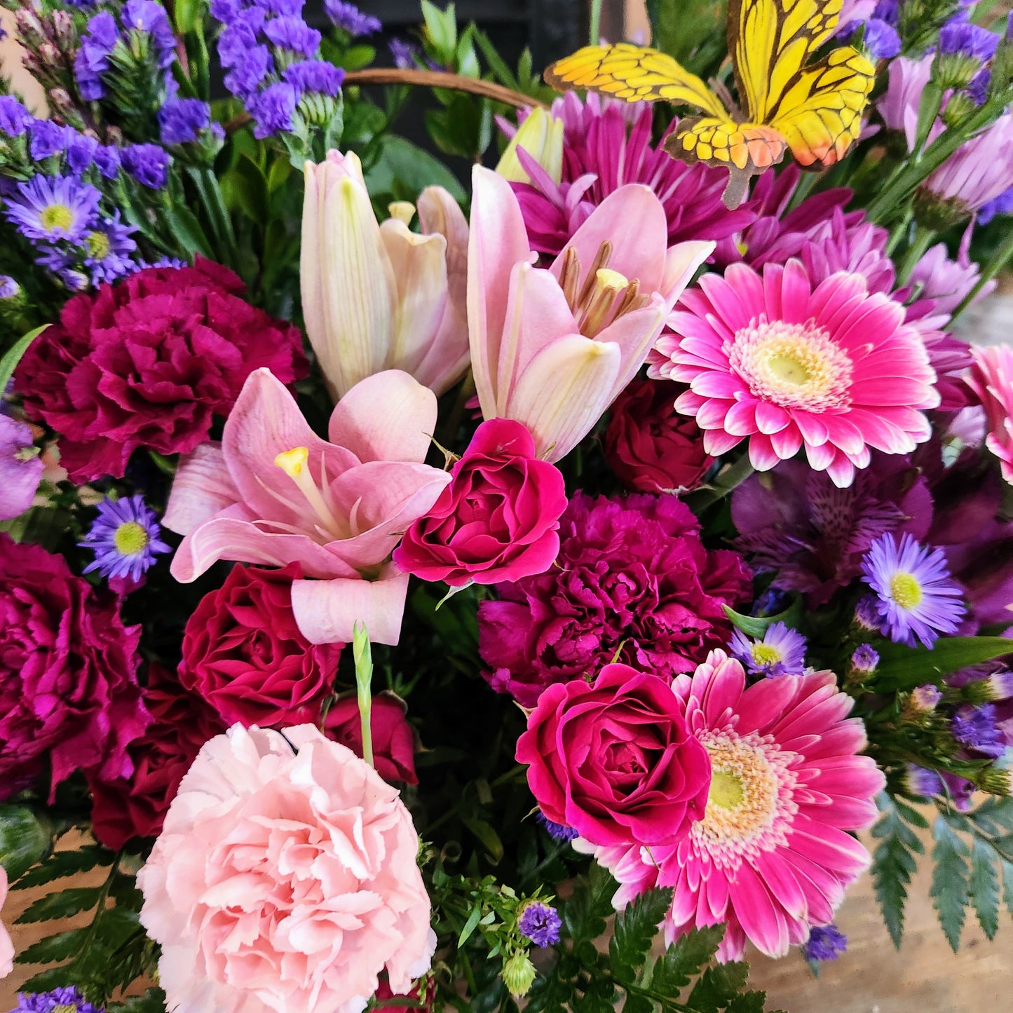 Country Blooms Basket