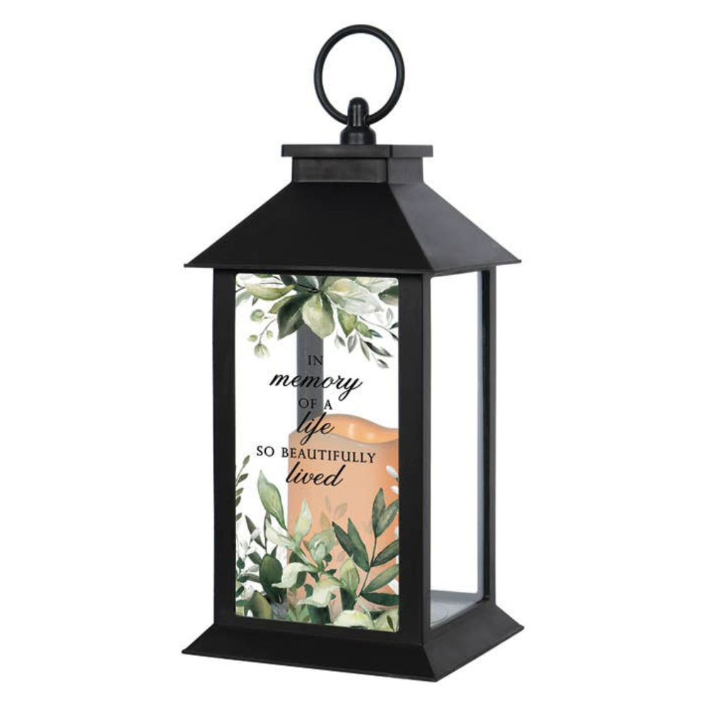 "Life Beautifully Lived" Lantern