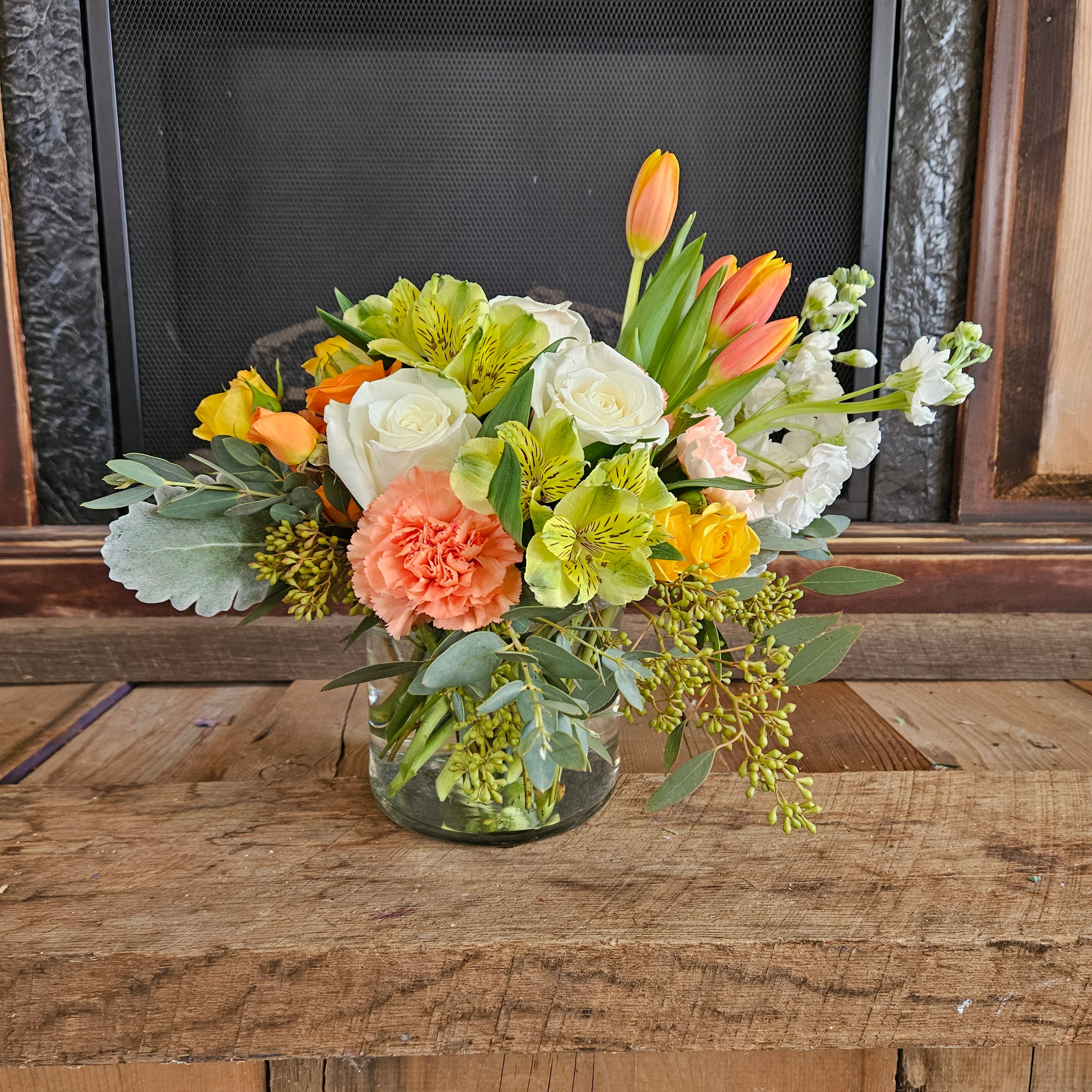 Blooming Bright – Bright & Cheerful Mixed Flower Bouquet