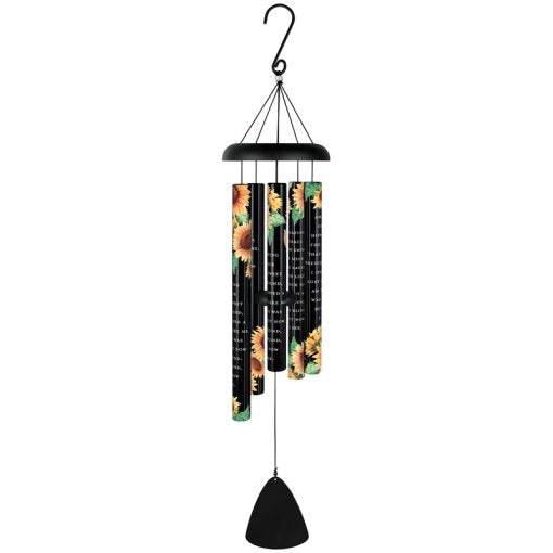 "Amazing Grace How Sweet The Sound" 38" Black Picturesque Sonnet Chime