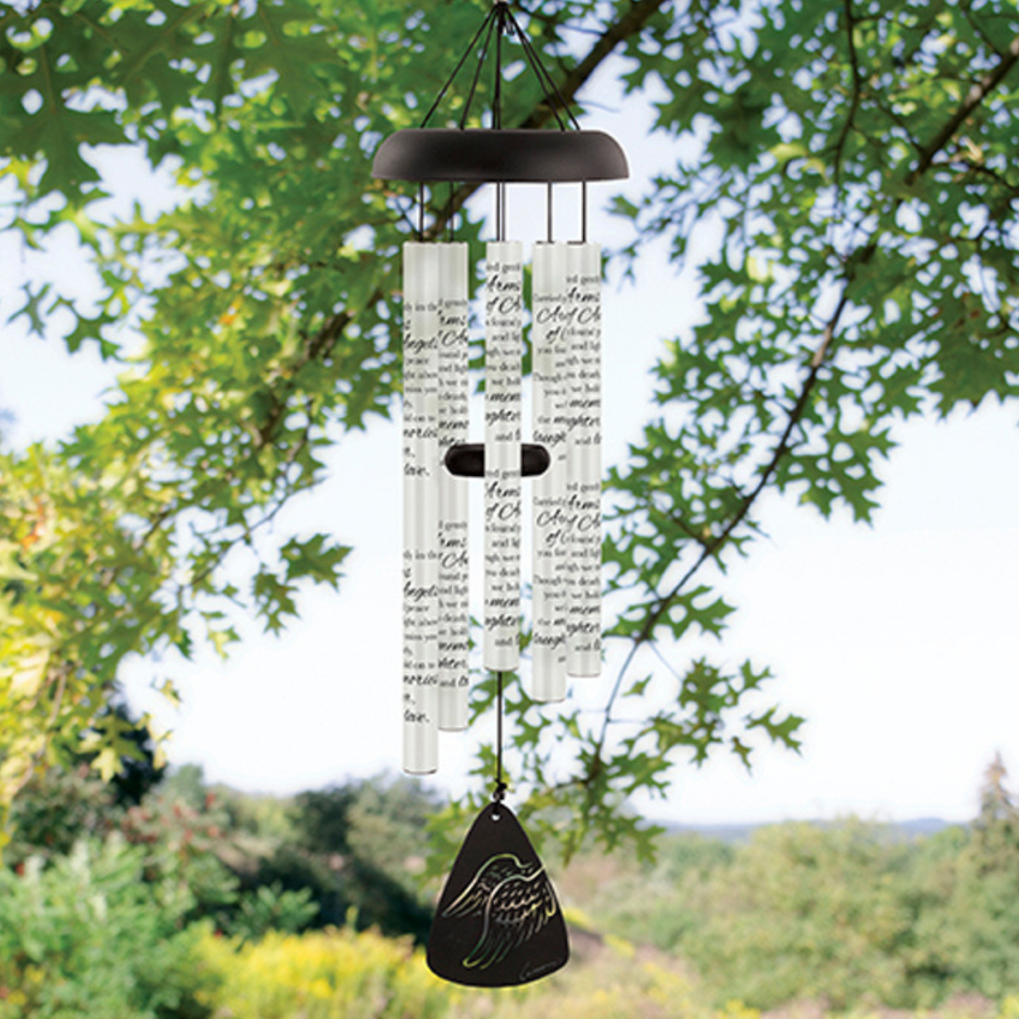 "Arms of Angels" 30" Cream Sonnet Chime