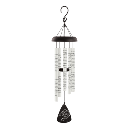 "Arms of Angels" 30" Cream Sonnet Chime