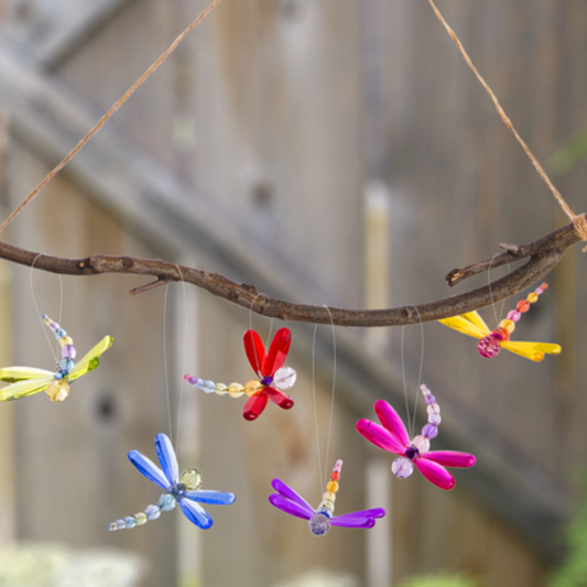 Beaded Dragonfly Suncatcher