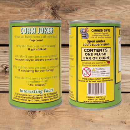 Canned Corn Plushie