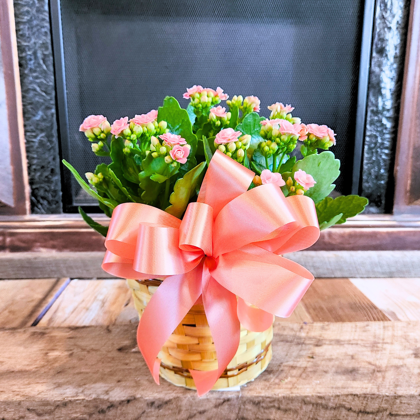Cheerful Kalanchoe Basket