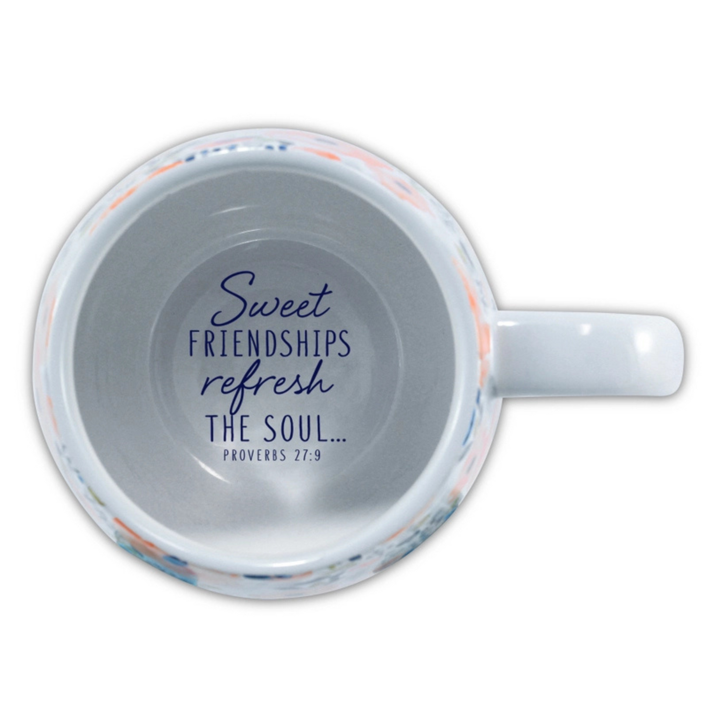 Christian Sweet Friend Watercolor Floral Mug