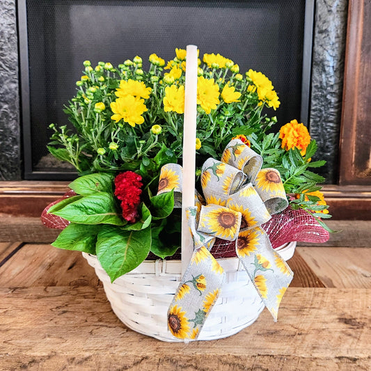 Fall Splendor Garden in a Basket