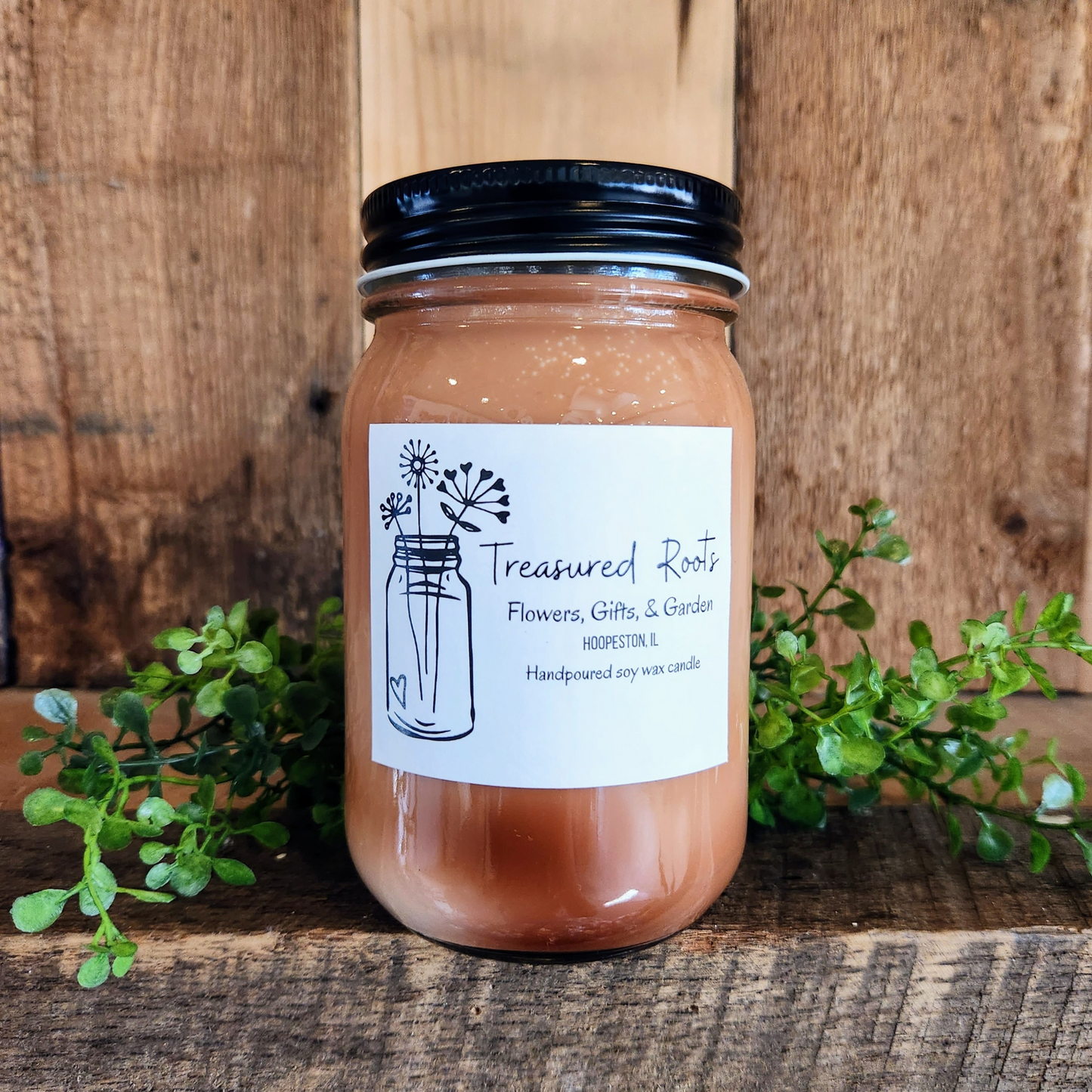 "Fresh Brewed Coffee" Soy Mason Jar Candle