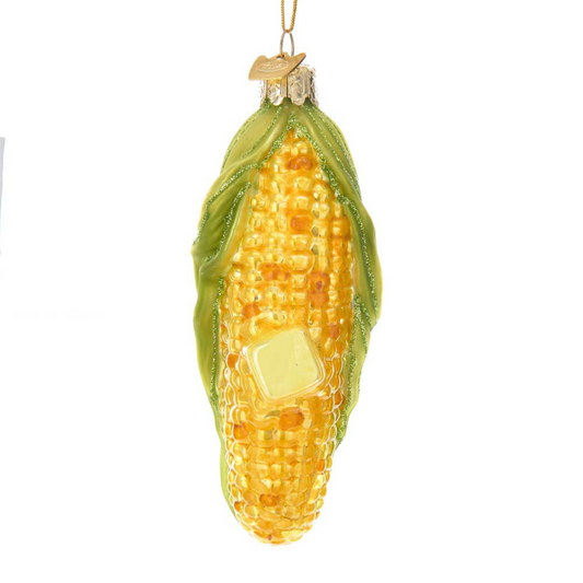 Glass Corn Ornament