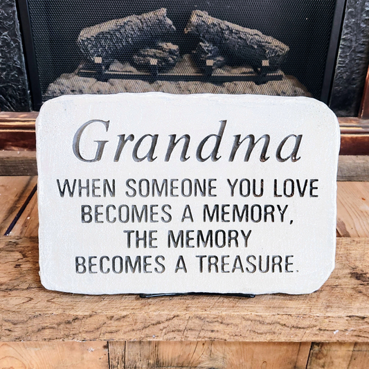"Grandma" Memorial Plaque