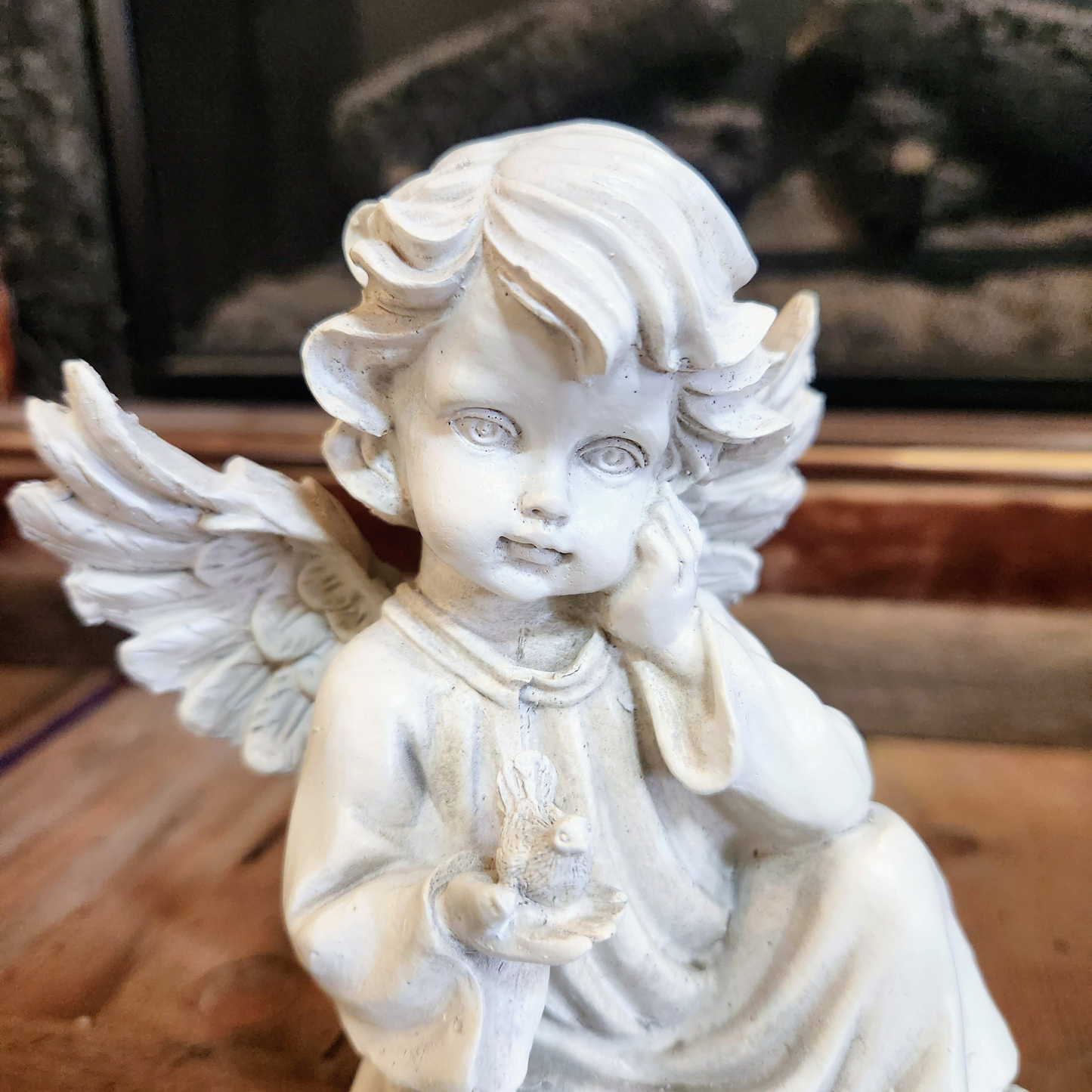 Guardian Angel Statue with LED Lights