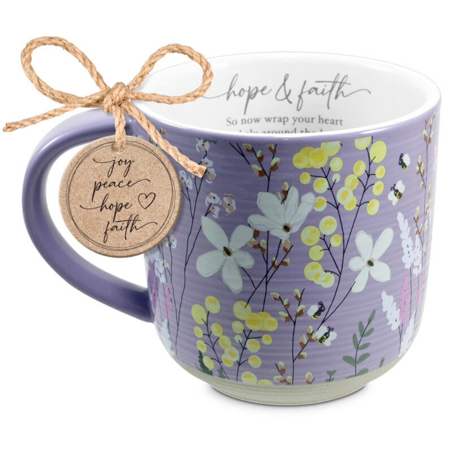 Hope and Faith Spring Garden Mug