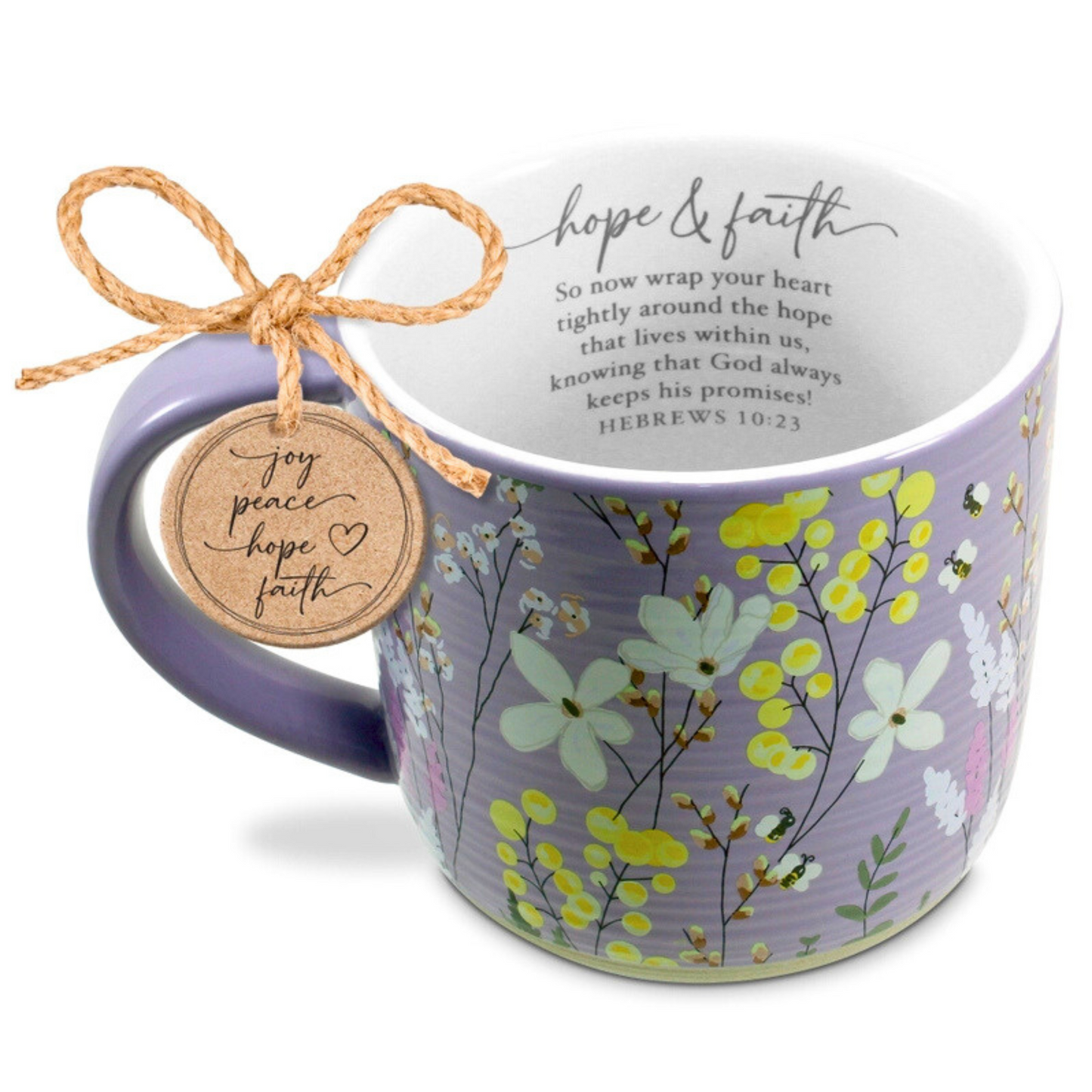 Hope and Faith Spring Garden Mug