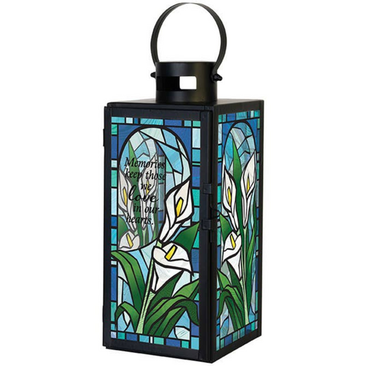 "Memories" Stained Glass Lantern