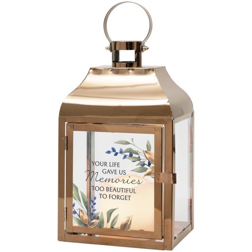 "Memories" Copper Lantern