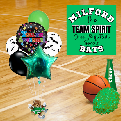 Milford Bats Cheer Basketball