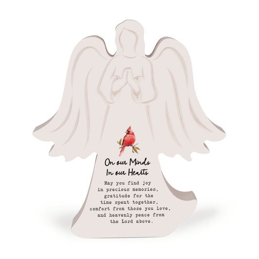 On Our Minds & In Our Hearts Angel Keepsake