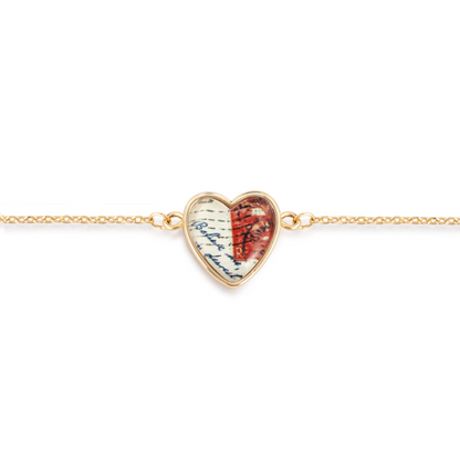 P.S. I Love you Art Heart Bracelet
