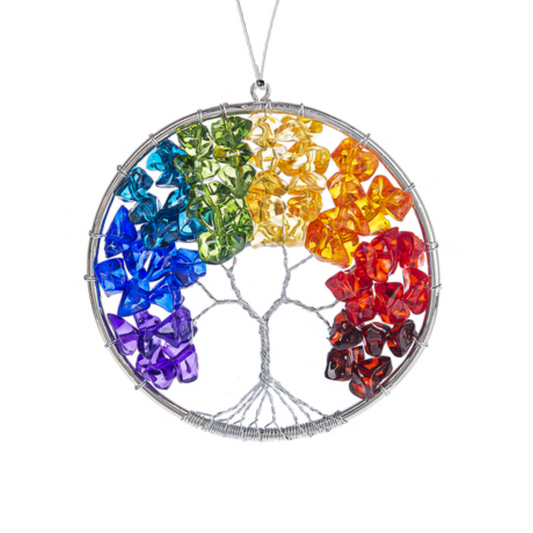 Rainbow Tree of Life Sun Catcher
