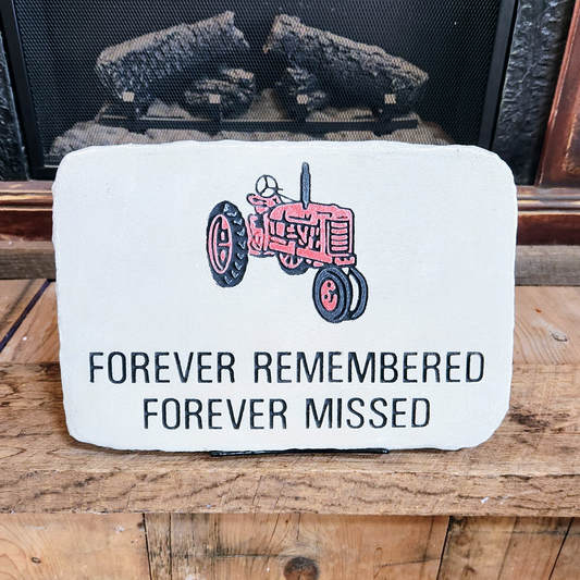 "Red Tractor" Memorial Plaque