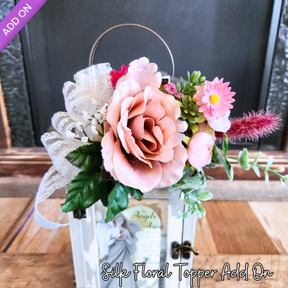 Silk Floral Stone Accent Add On