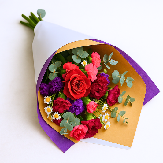 To Have and To Hold Wrapped Bouquet