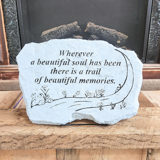 "Trail of Beautiful Memories" Memorial Stone