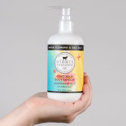 Water Flowers & Sea Salt Goats Milk Lotion 8.5 oz