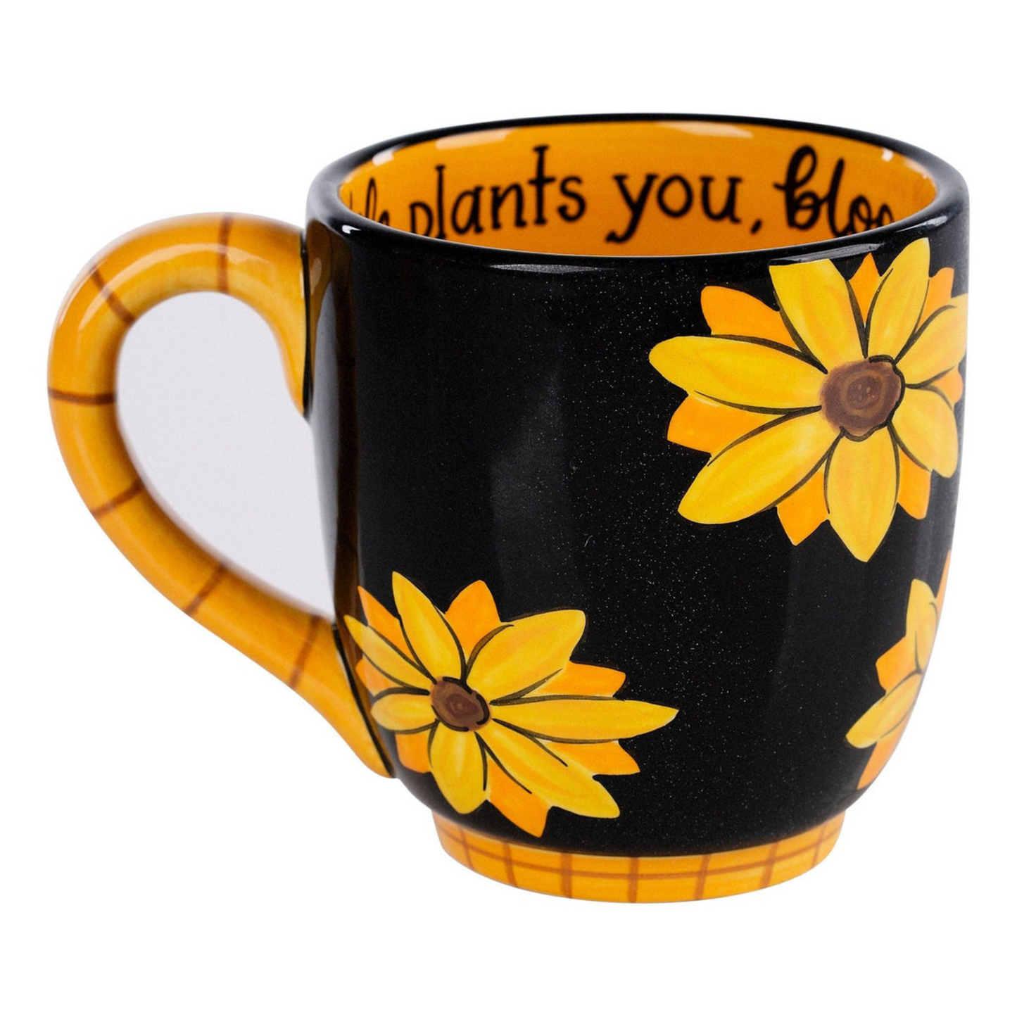 Where The Lord Plants You, Bloom With Grace Sunflower Mug