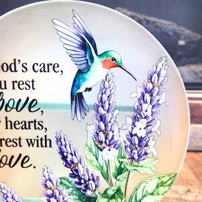 “With Love” Glass Memorial Light