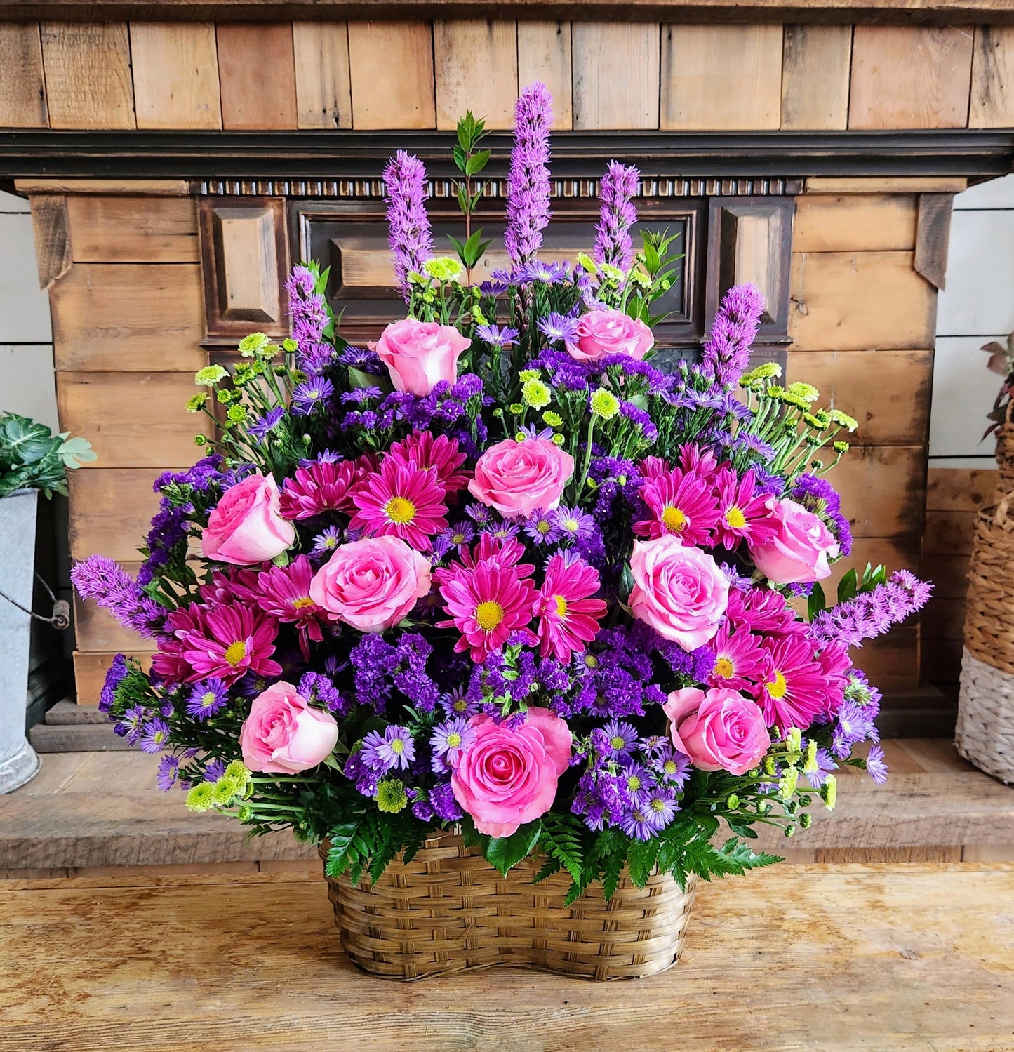 Gracious Lavender Basket