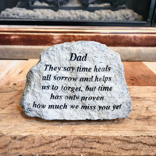 "Dad" Small Memorial Plaque